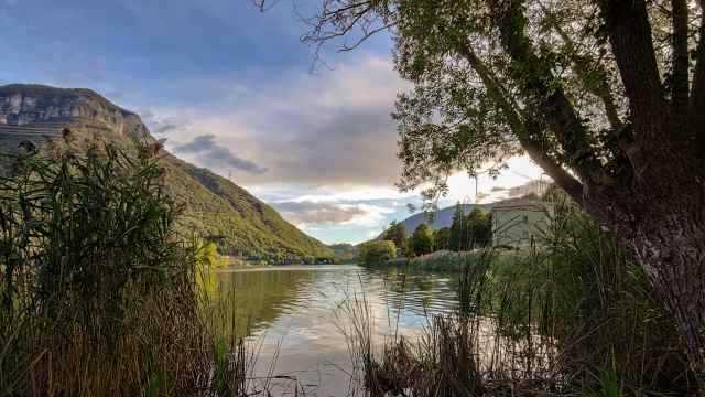 tramonto sul Lago