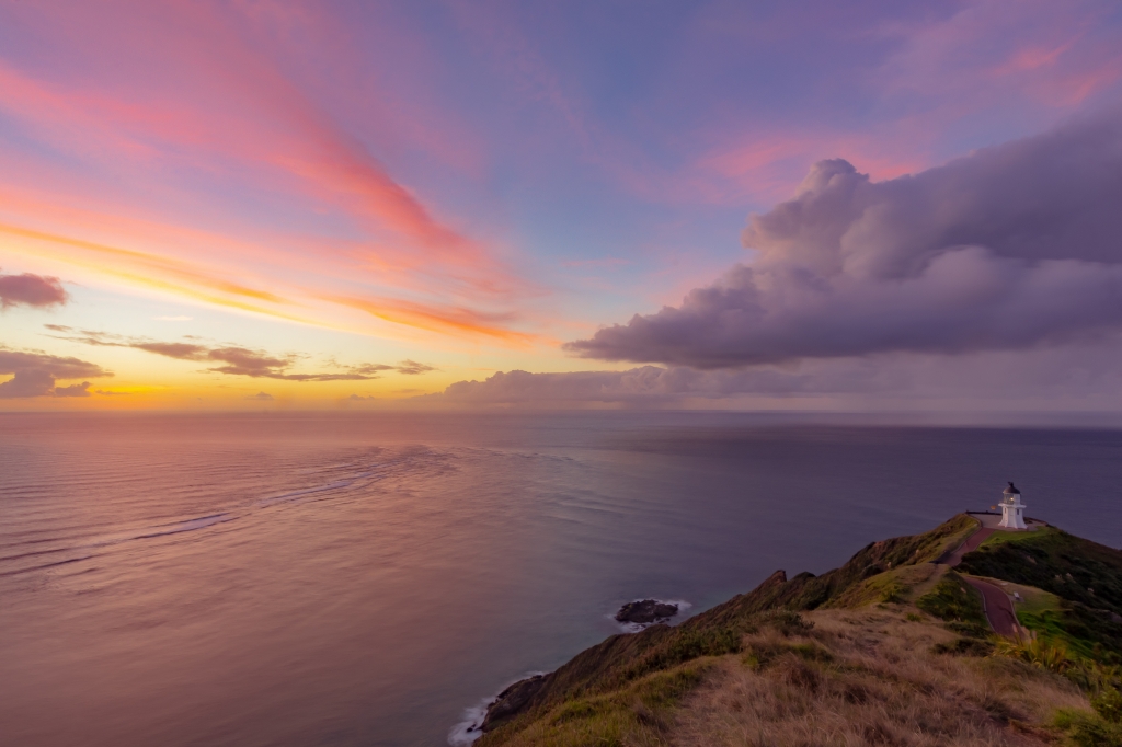 Tramonto sul faro - Nuova Zelanda