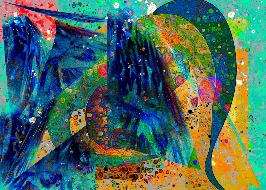 Astratto con colori accesi