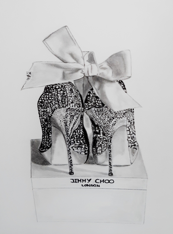 Black & White Heels