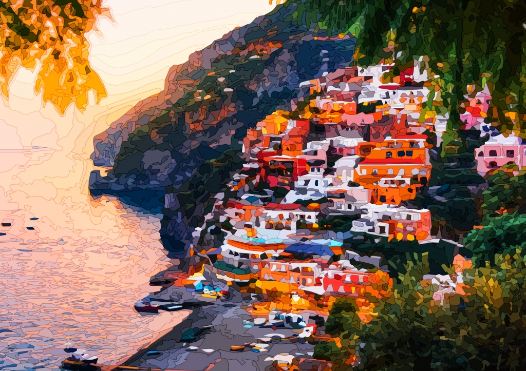 Il borgo al Tramonto