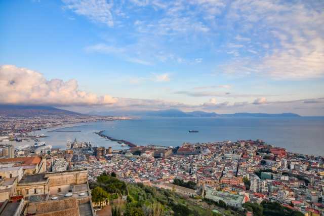 Panorama di Napoli.