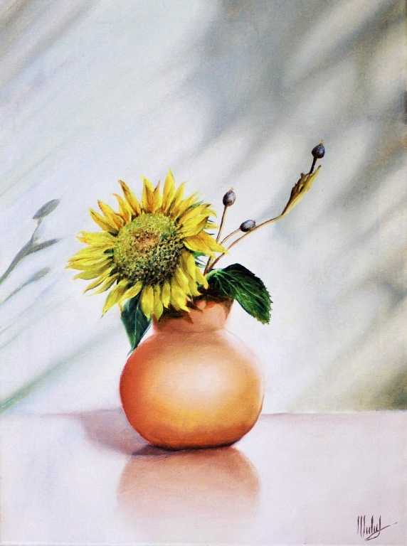Girasole con Fiori Secchi