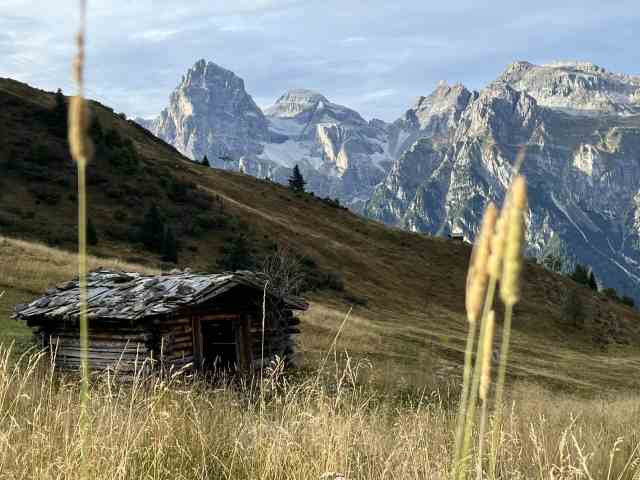 Vista sulla montagna del Tribulaun Alto Adige