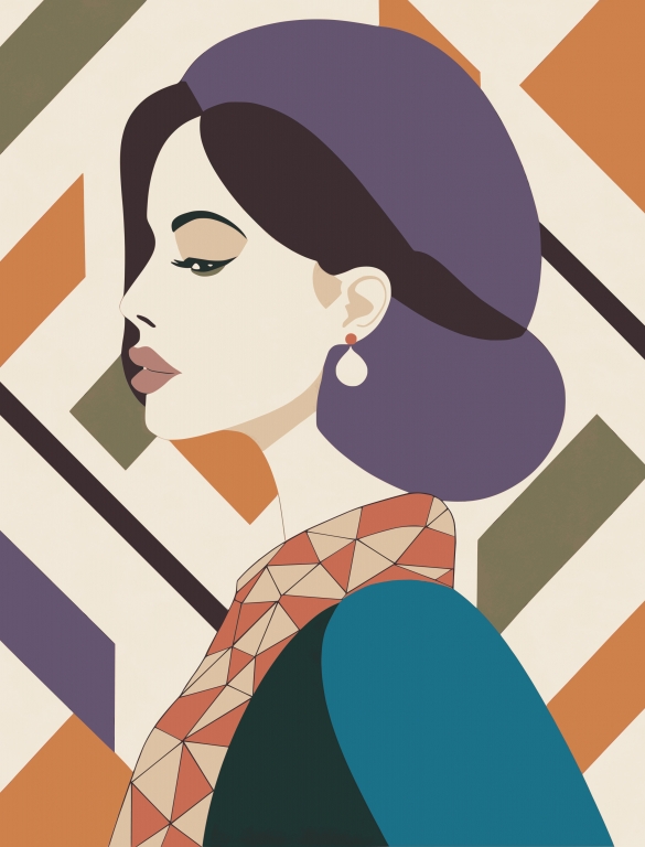 Ragazza con foulard