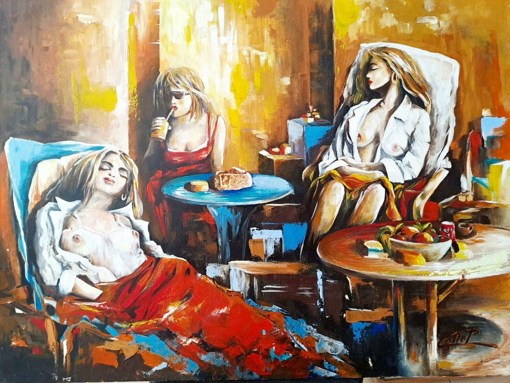 RELAX ..dipinto di P.Colle