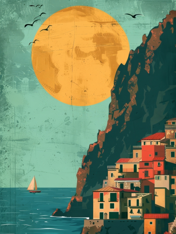 Italia Summer Holiday Poster