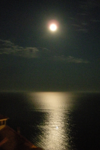 Chiaro di luna sul mar ligure