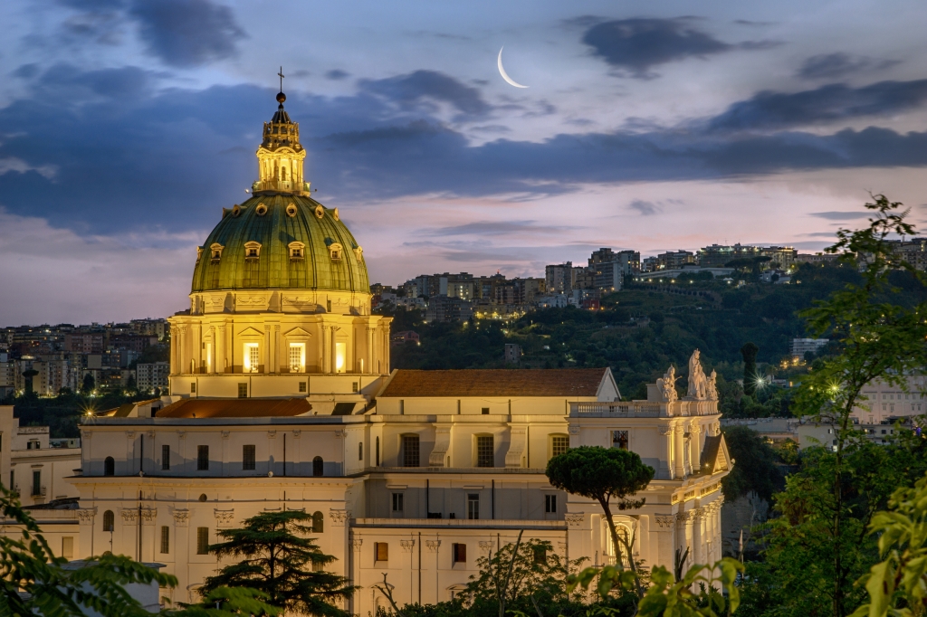 Cupola della Basilica di Capodimonte a Napoli