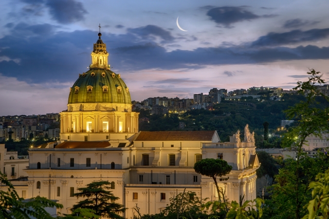 Cupola della Basilica di Capodimonte a Napoli