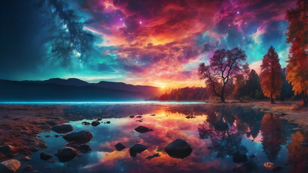 Nebulose al tramonto