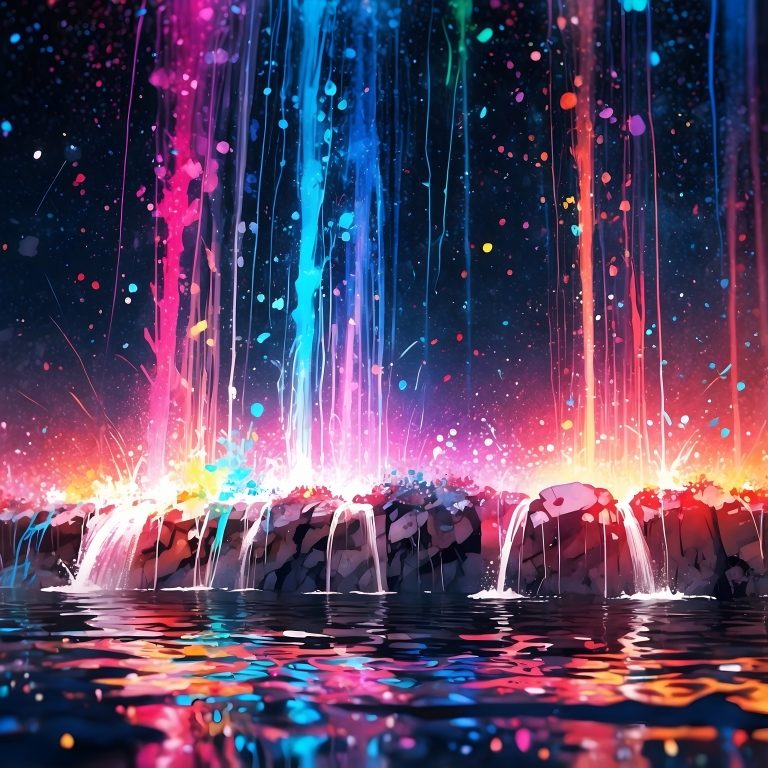 Cascate di colori