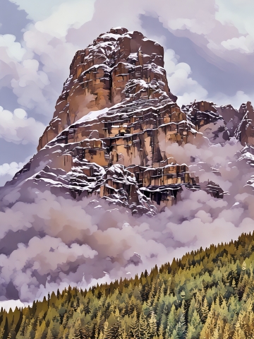 Sassongher in autunno