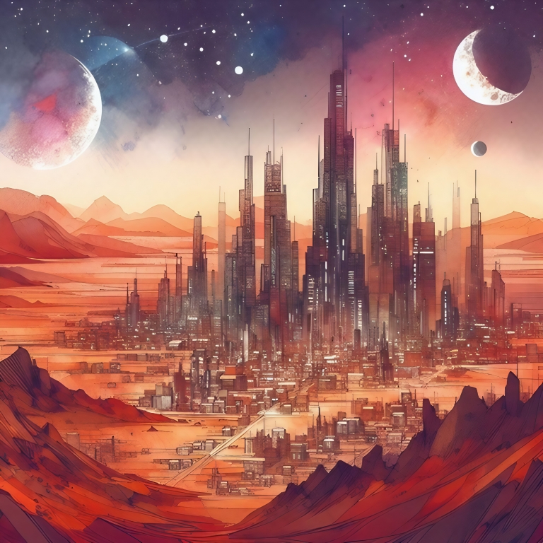 Martian Colony 2125