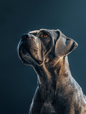 Ritratto di Cane Corso: Forza e Carattere in Primo Piano