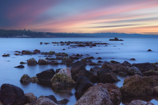 Il mare all'alba