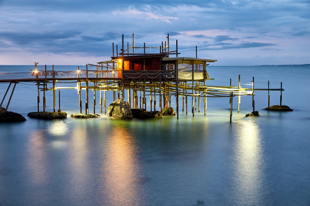Trabocco nella notte