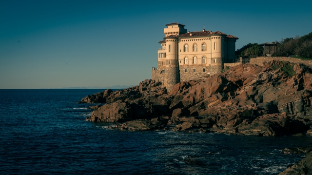 Tramonto su Castello del Boccale
