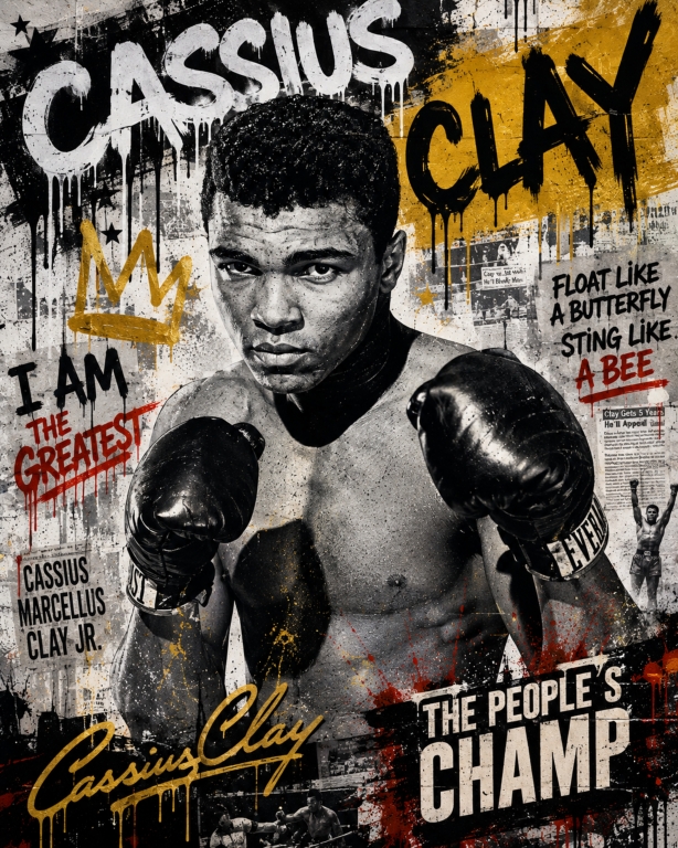Cassius Clay Street Art