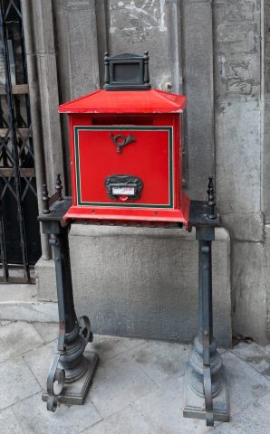 cassetta postale a Budapest