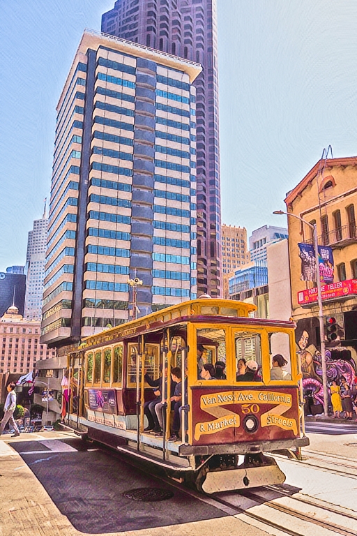 Tram a San Francisco