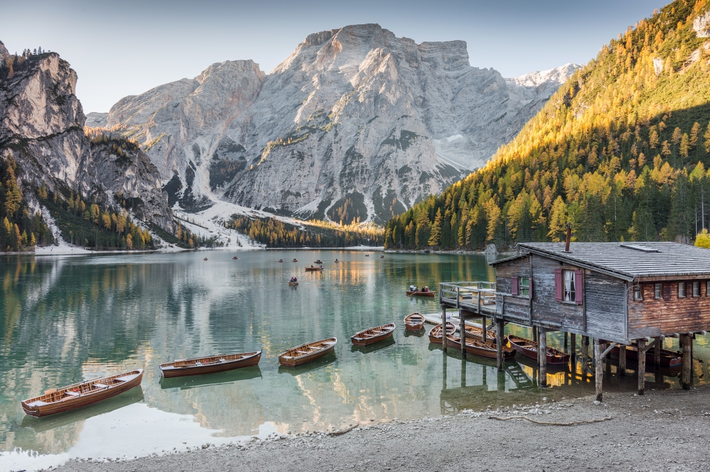 Braies lake