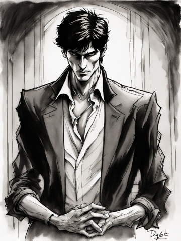 Dylan Dog portrait