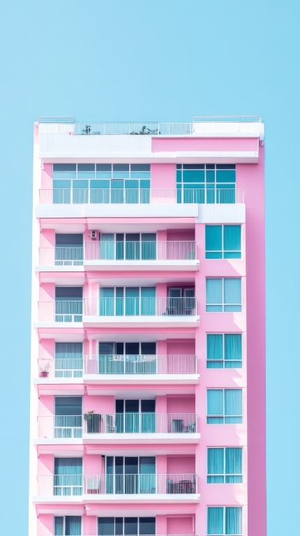 Minimalistic Colorful Architectures