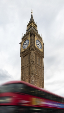 Il tempo vola sotto il Big Ben