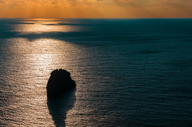 Tramonto in controluce