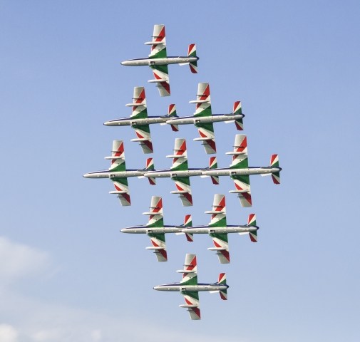 frecce tricolori diamante