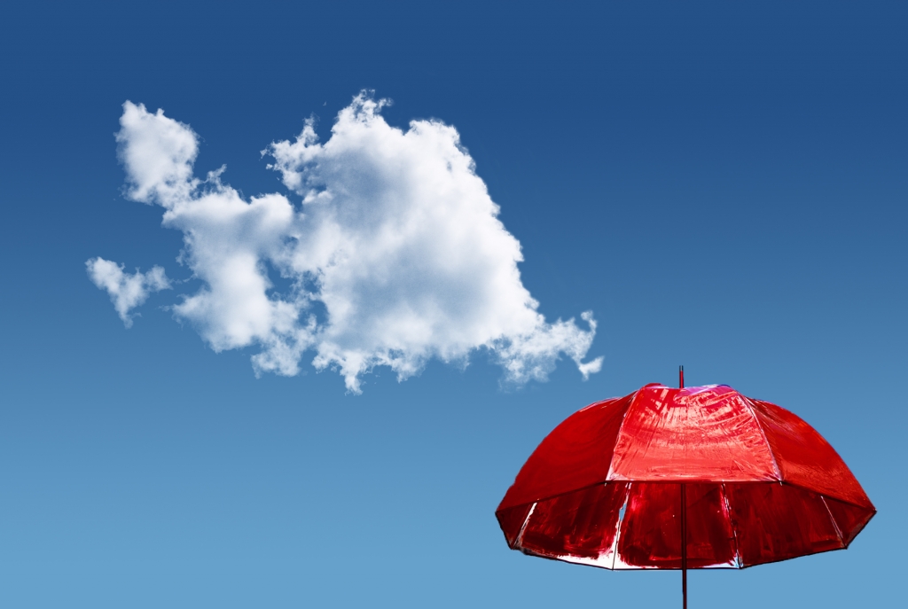 red umbrella