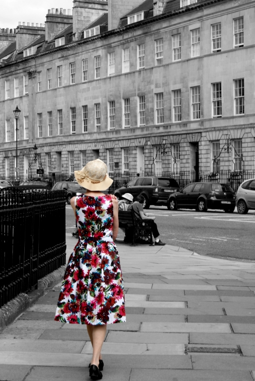 Flowers on the road