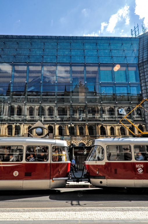 Tram in Praga