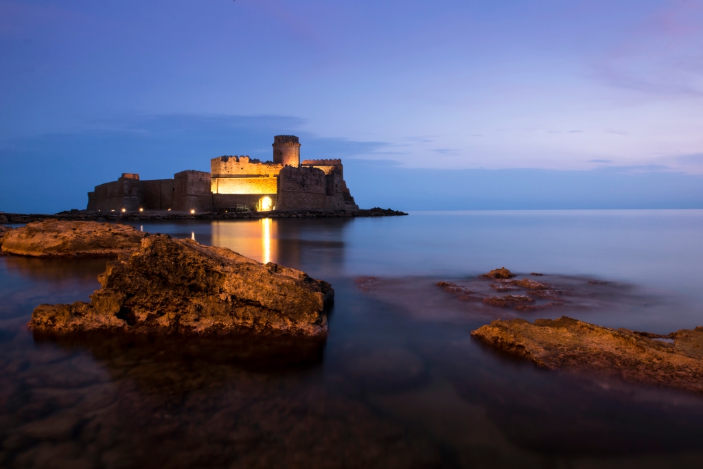 Tramonto a Le Castella