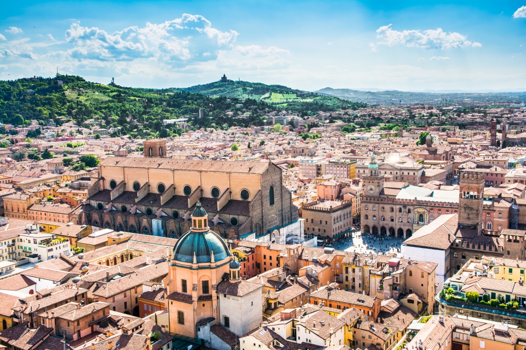 Bologna,aerial view