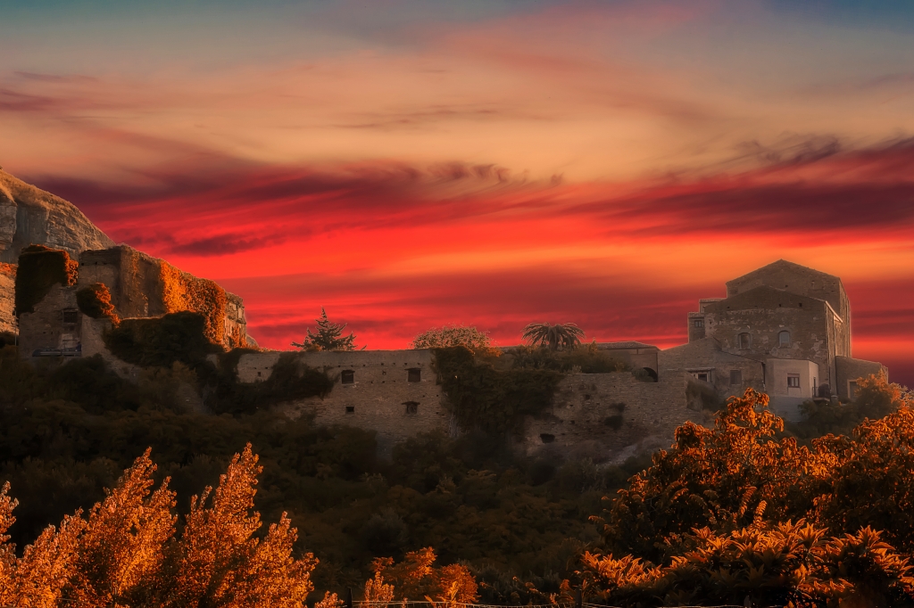 Tramonto rosso