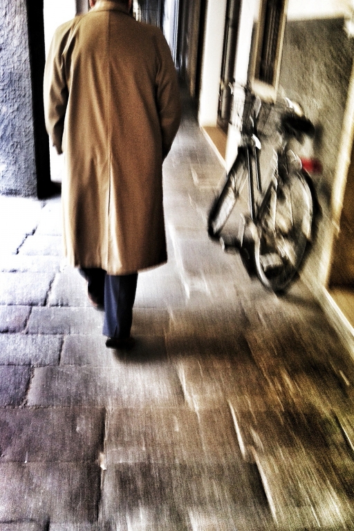A piedi o in bici?