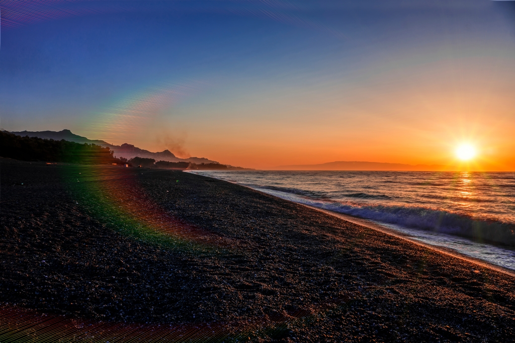Alba su Marina di Cottone