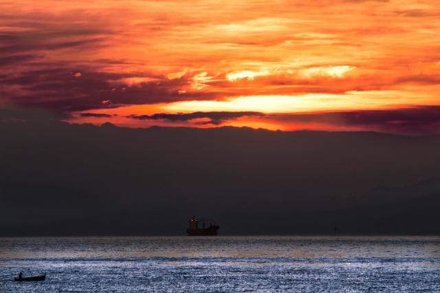 SUNSET ON FIRE
