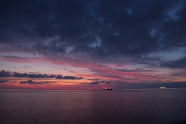 Nuvole al tramonto