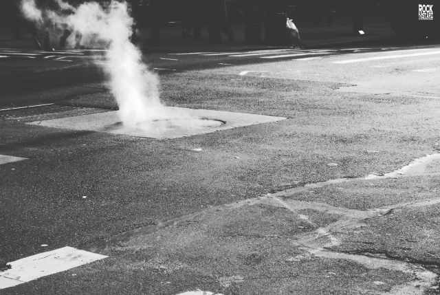Smoke from the ground