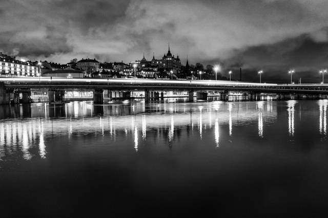 Crossing the bridge