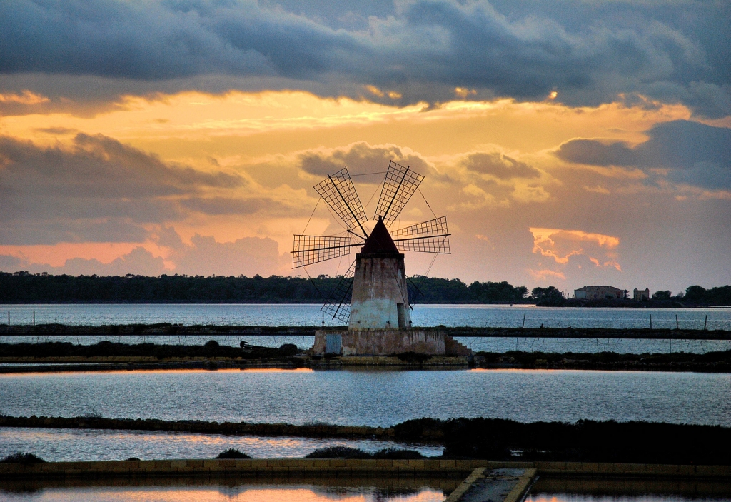 Tramonto alle Saline
