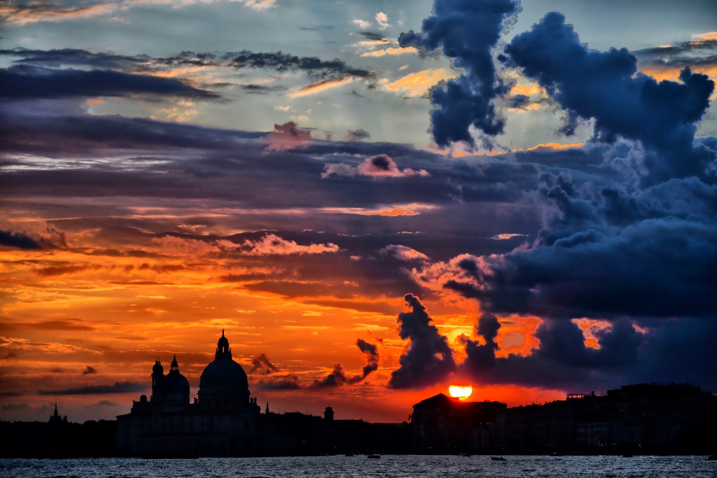 Tramonto in bacino San Marco