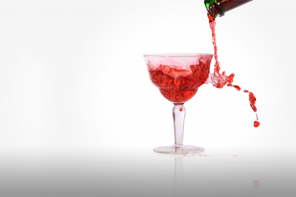 Vino versato male