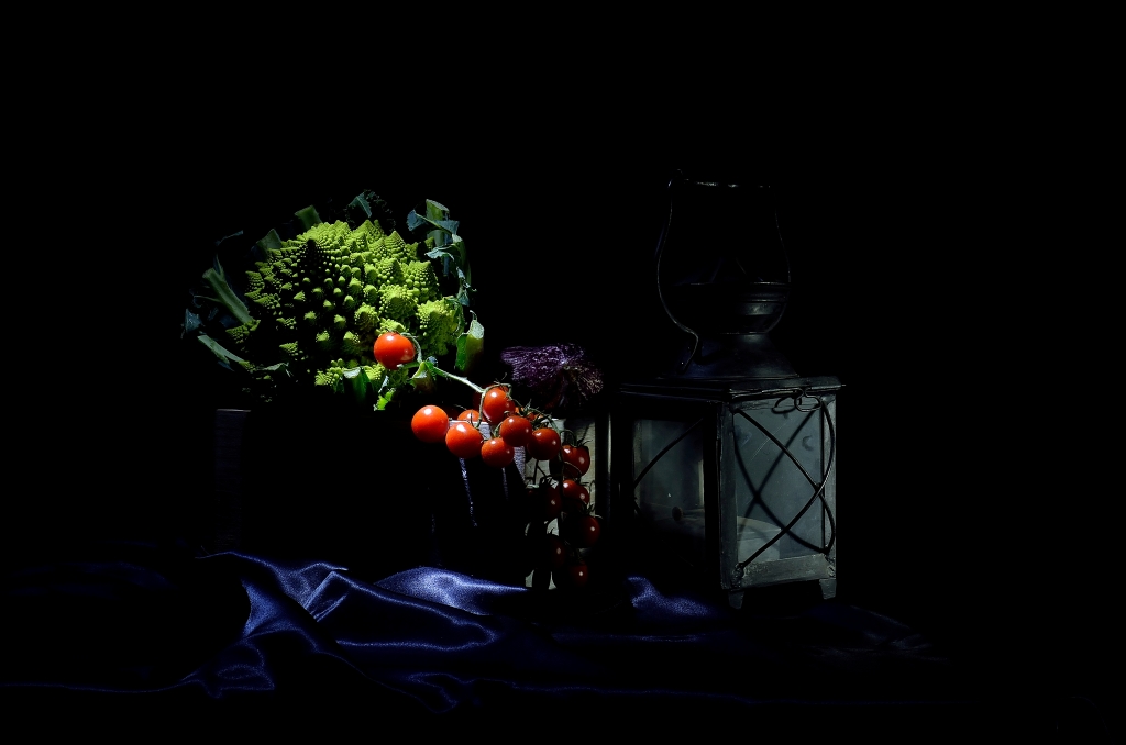 Lanterna con vegetali - due