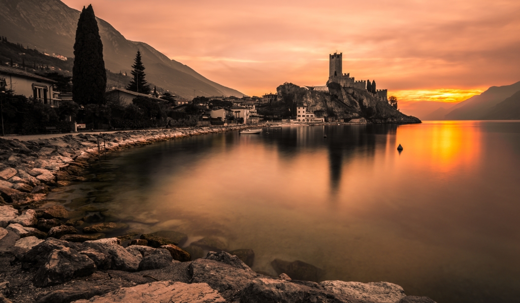 Malcesine al tramonto
