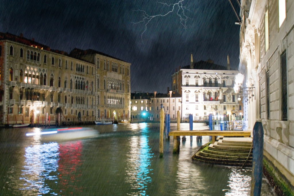 Notte di temporale a Venezia