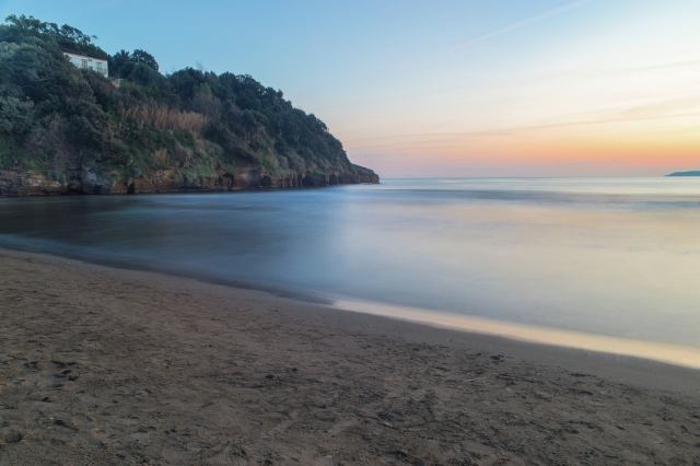Tramonto dalla spiaggia di Miseno
